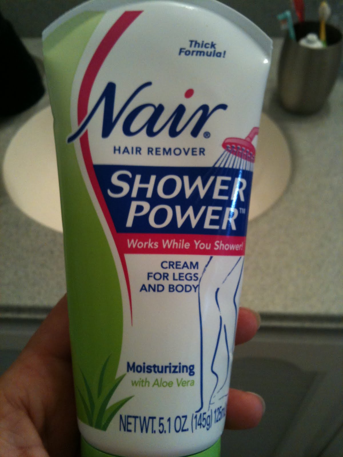 CUMC MOPS Product Review Nair Shower Power