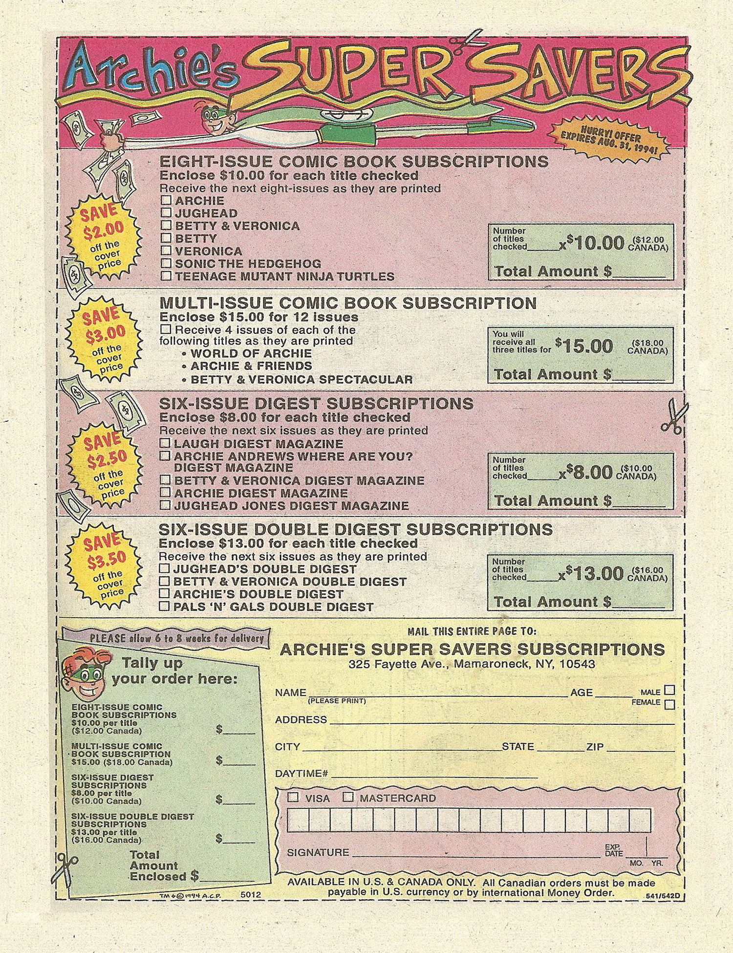 Read online Betty and Veronica Digest Magazine comic -  Issue #70 - 25