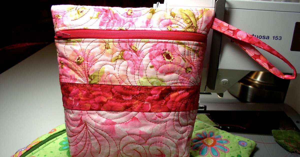 LuAnn Kessi Quilted Zipper Bag......Tutorial