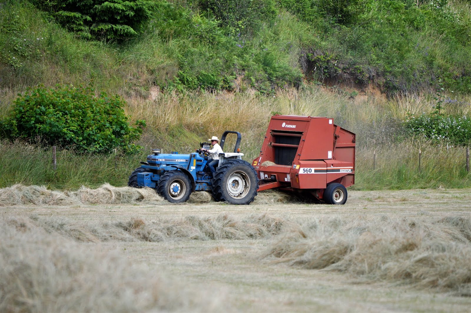LuAnn Kessi Baling Hay...