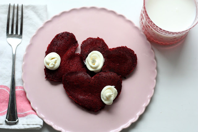 Red Velvet Pancakes