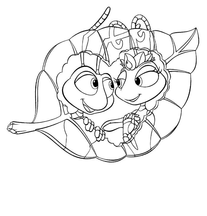 a bugs life coloring pages disney - photo #27