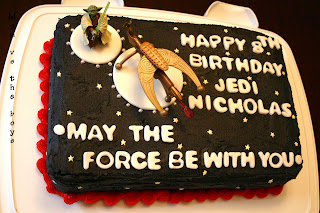 star wars birthday cake