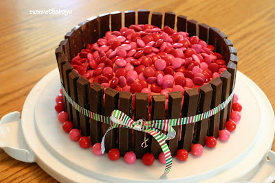 kit kat smarties birthday cake