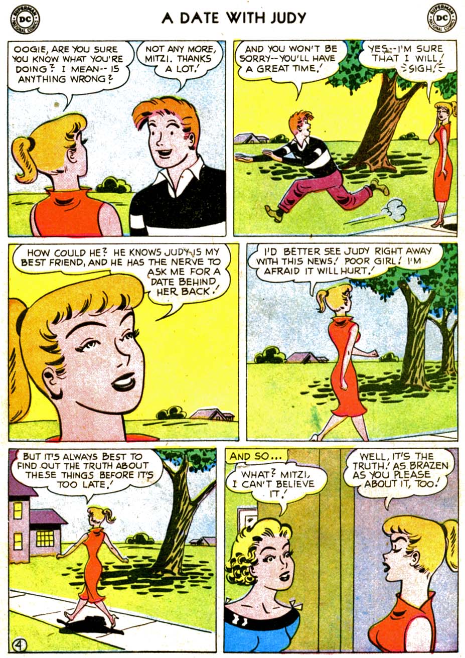 Read online A Date with Judy comic -  Issue #67 - 6
