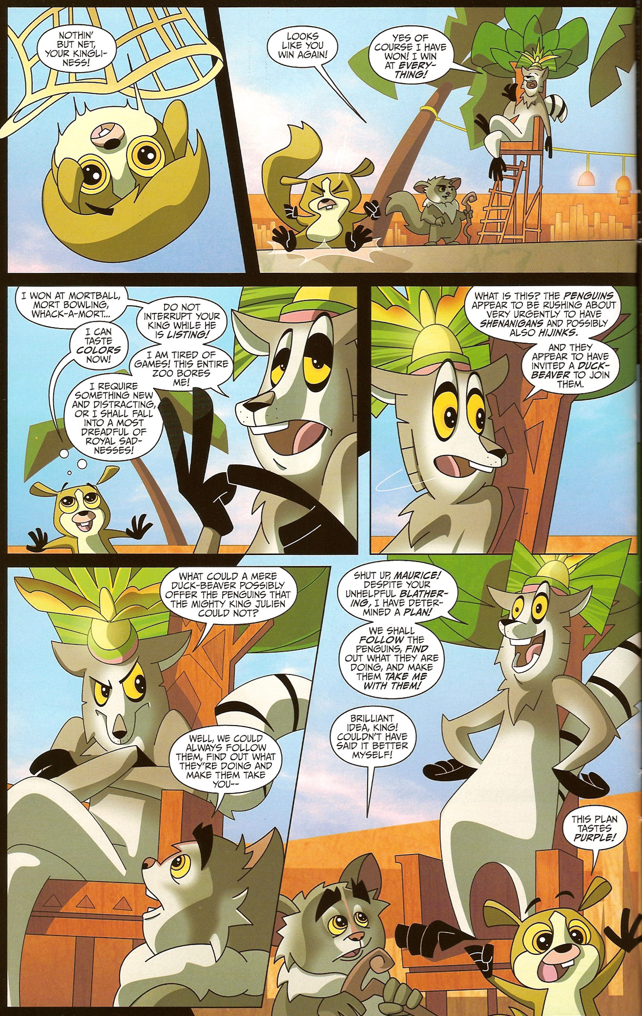 Read online Penguins of Madagascar comic -  Issue #1 - 12