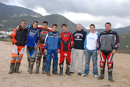 Pilotos del Motoclub Villa de Ojén.