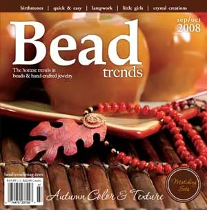Bead Trends Magazine autumn bead trends magazine cover