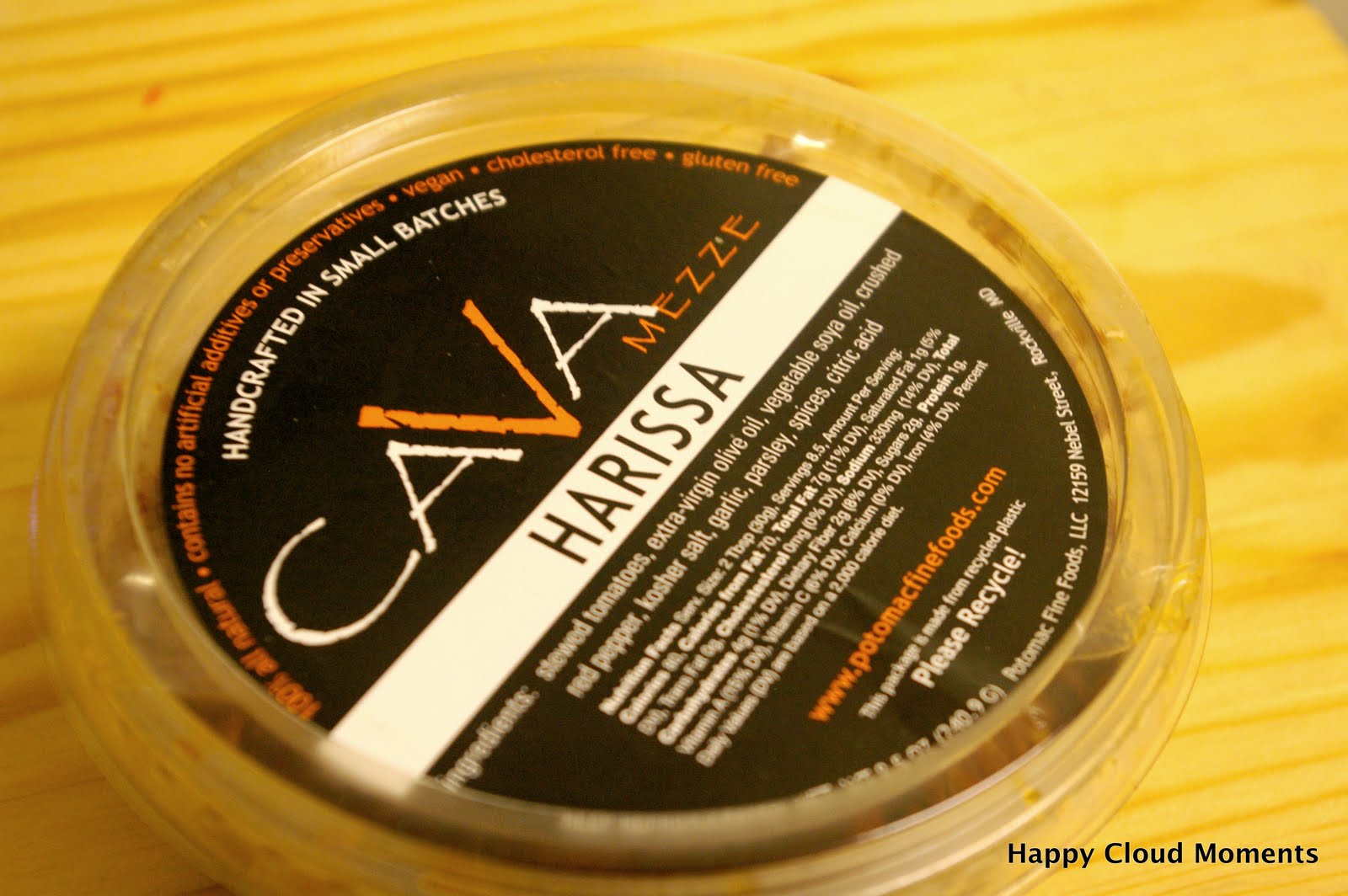 Happy Cloud Moments Cava's Harissa Sauce and Bouquets at Whole Foods