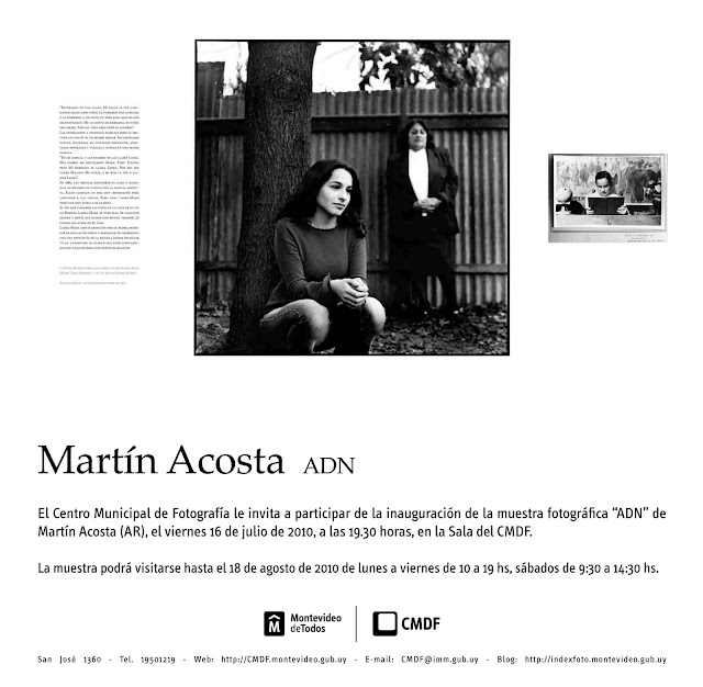 MUESTRA ADN, historias de aparecidos en Montevideo, Uruguay