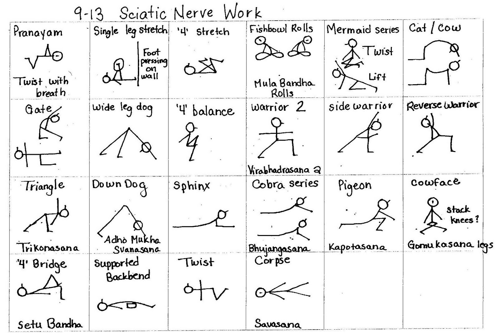 Sciatic Nerve Exercises 9-13-10 sciatic nerve and