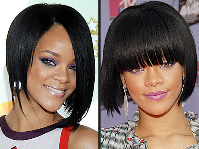Hairstyles With A Bob. Rihanna Bob Hairstyles