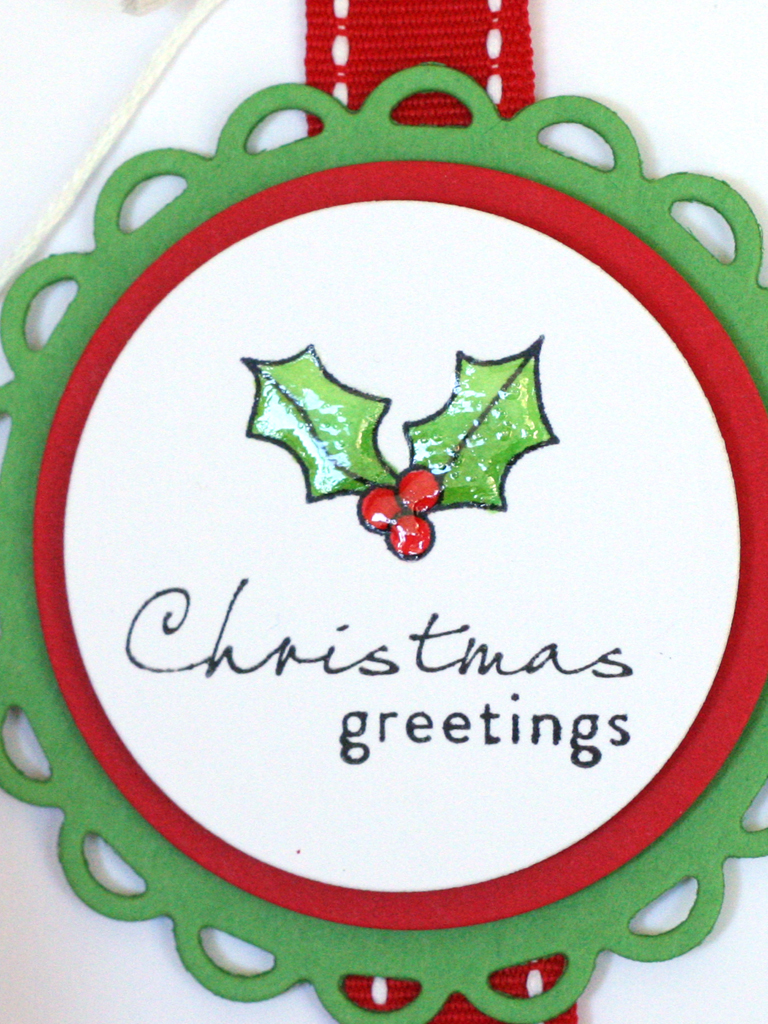 lime doodle Christmas greetings