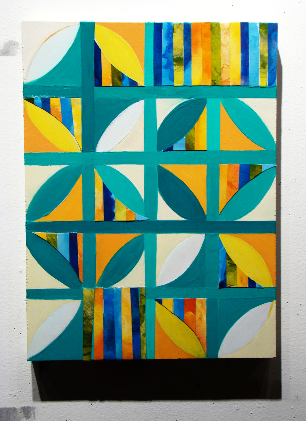 2B Pencil, Masking Tape, Camera. Pattern Painting