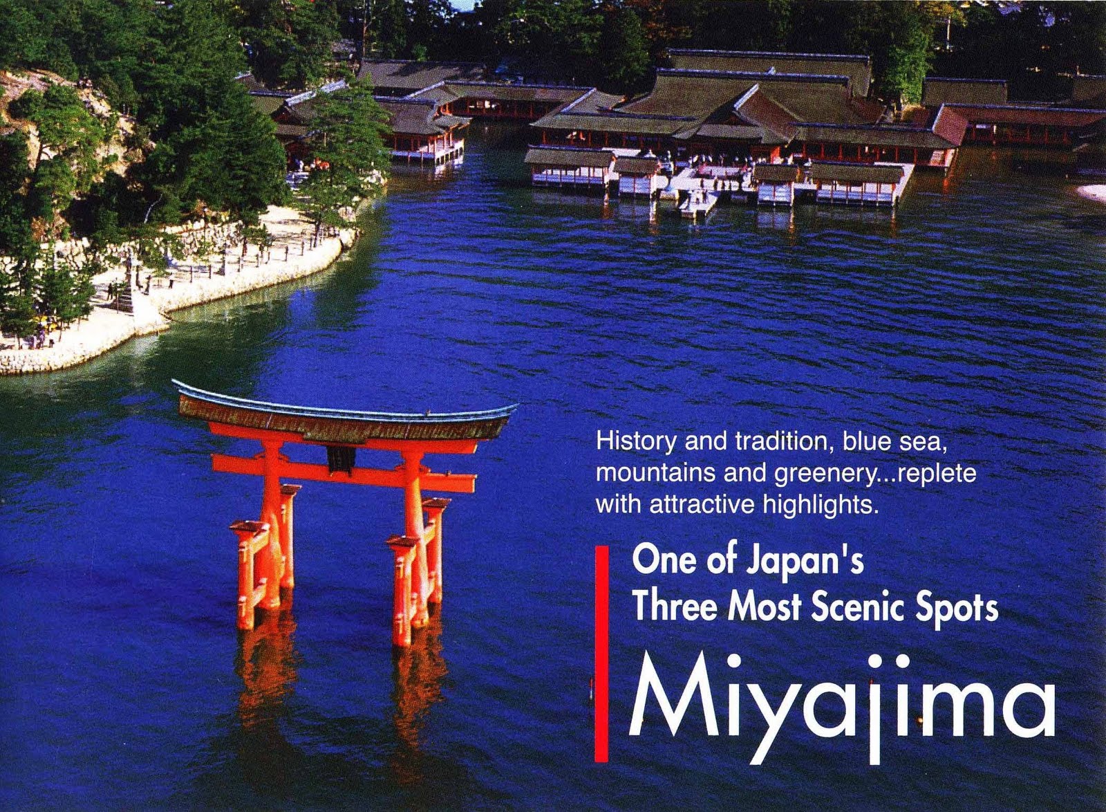 Raghu's column!: Miyajima is an island in Japan; where Gods and people