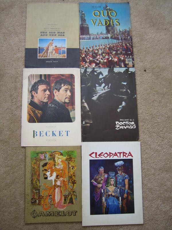 July 4th Billy Auction Movie Souvenir Programs collector's Items.