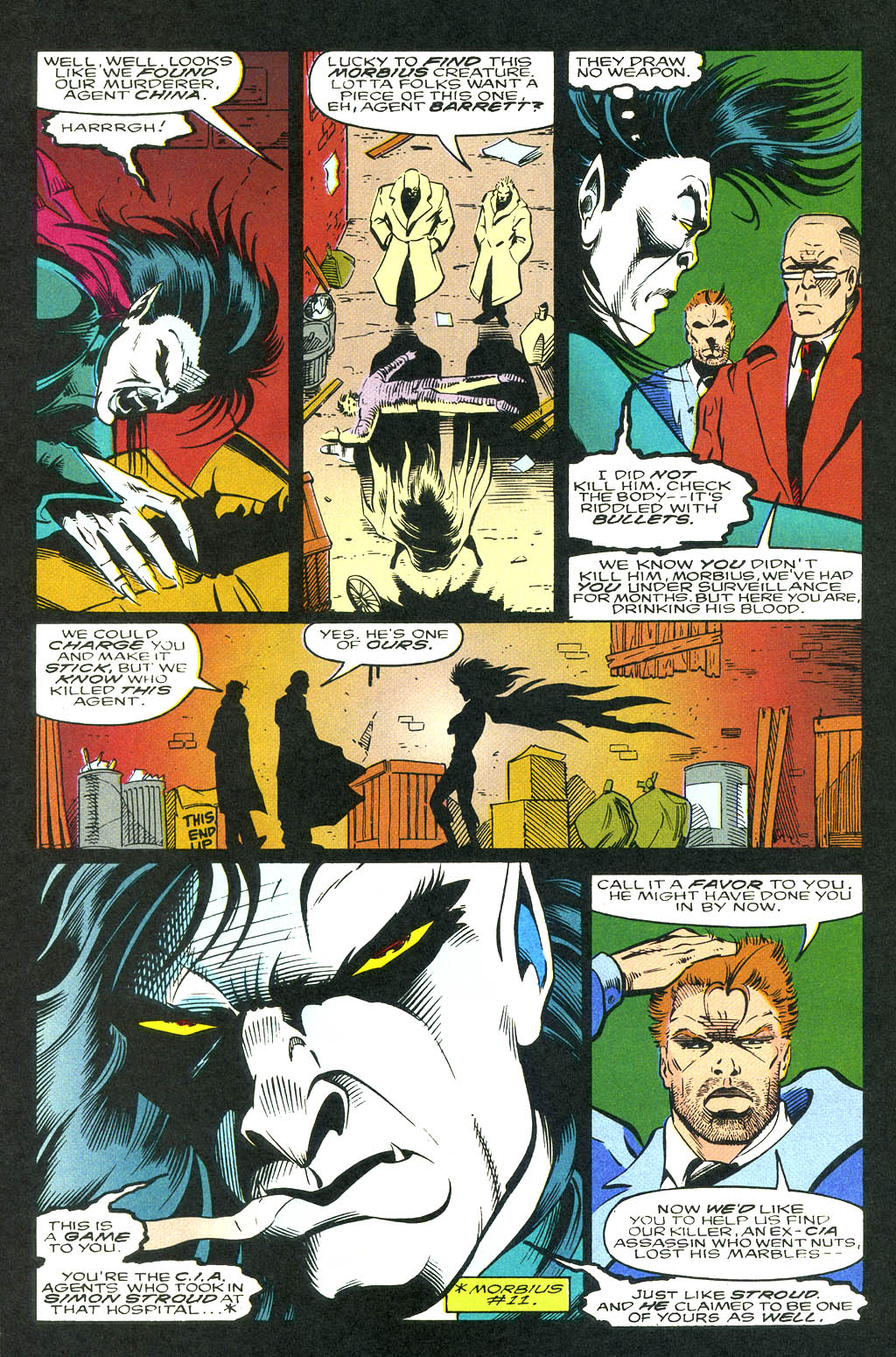 Read online Morbius: The Living Vampire (1992) comic -  Issue #21 - 6