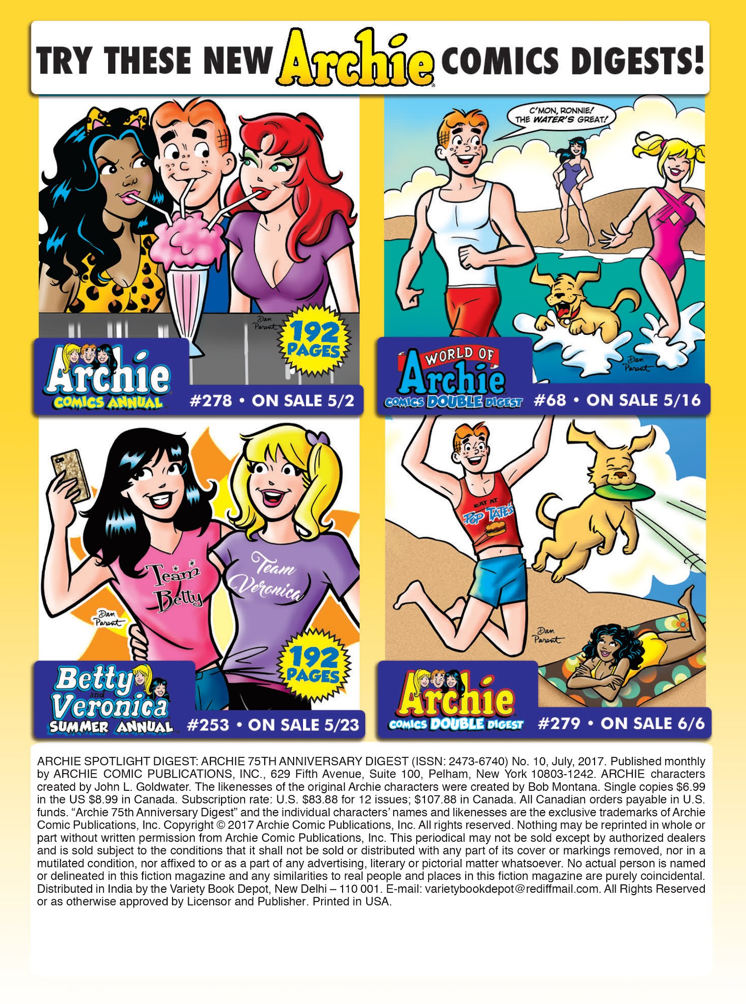 Read online Archie 75th Anniversary Digest comic -  Issue #10 - 215