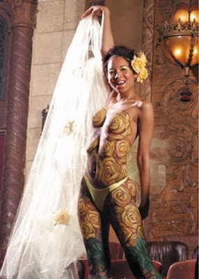 Floral Body Painting