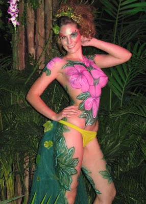 Floral Body Painting