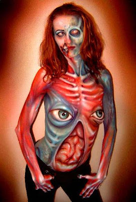 Halloween Body Painting