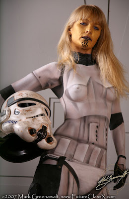 Storm Trooper Body Painting