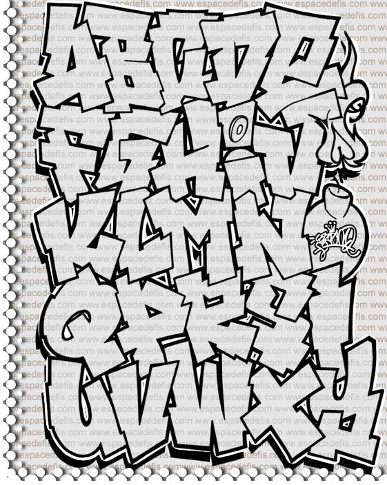 Graffiti Alphabet Fonts 852 Jpg 689 459 Pixels Graffiti