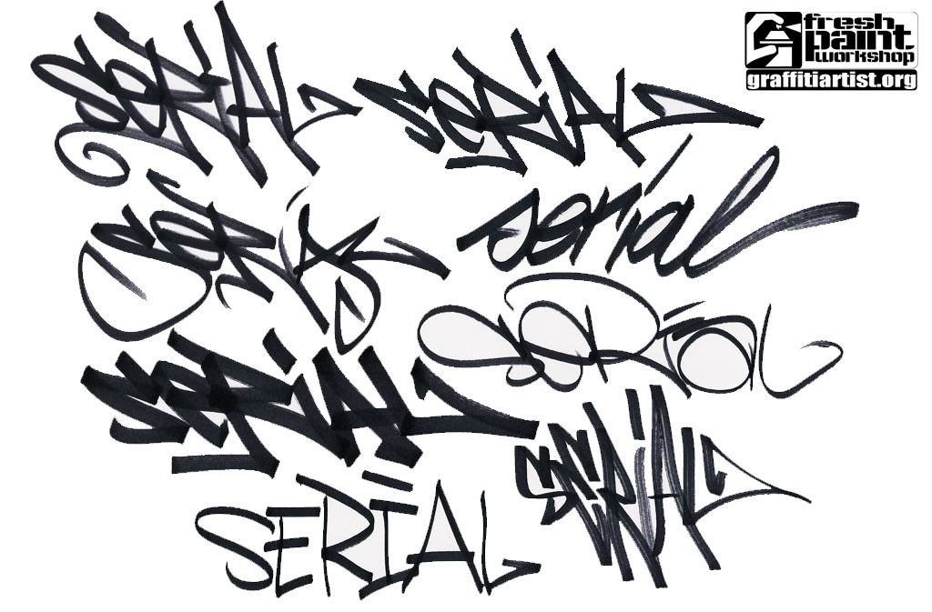 Free Graffiti Letters Alphabet