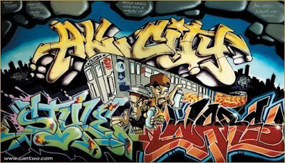 Graffiti Wildstyle Alphabet Style Wars Train Creator Gambar Grafiti