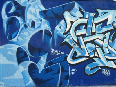 freestyle graffiti murals