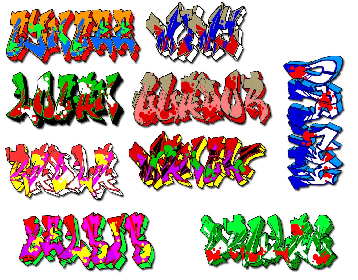 Graffiti 24d Arts: How to Draw Graffiti Names on Your Name?