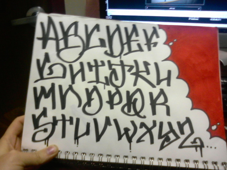 How to Make Unique Design Your Name in Graffiti Font ? Graffiti Tutorial