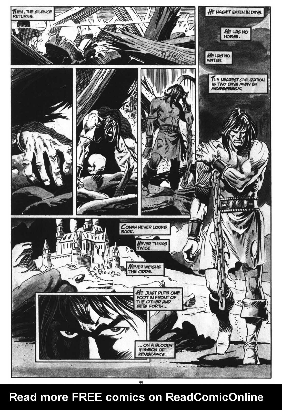 Read online The Savage Sword Of Conan comic -  Issue #160 - 46