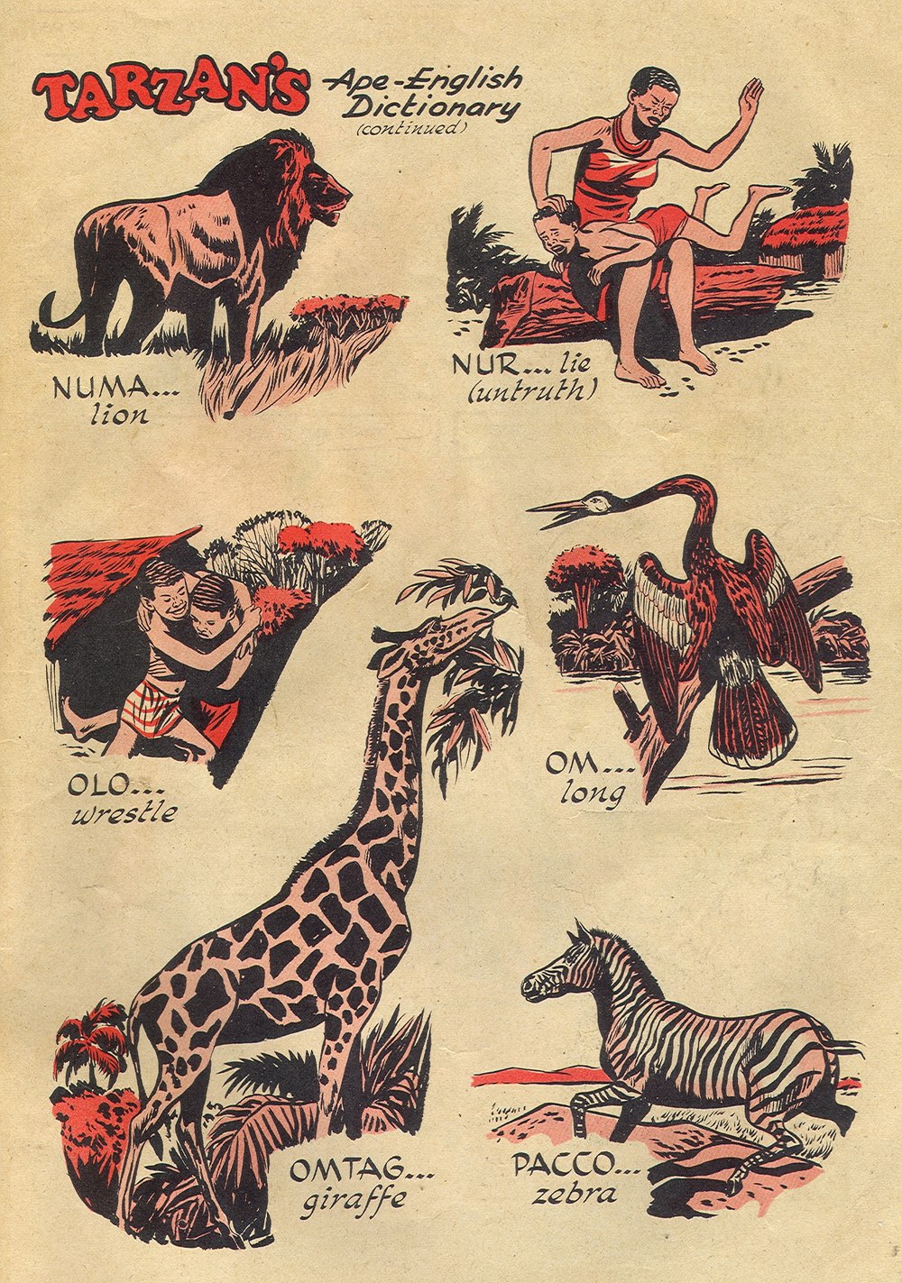 Read online Tarzan (1948) comic -  Issue #5 - 35