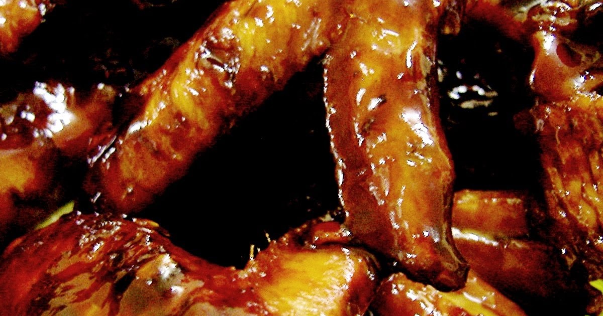 Home Sweet Home: Sticky Caramel Chicken Wings - Resepi II