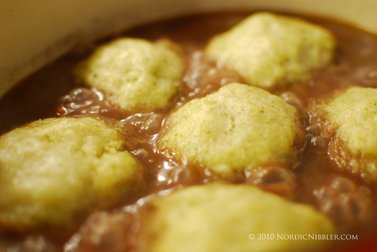 Nordic Nibbler Reindeer Stew (Reinsdyrgryte) with Thyme Dumplings Recipe