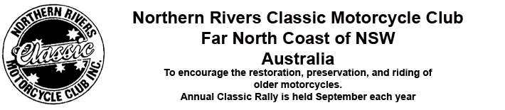 Northern Rivers Classic Motorcycle Club Inc