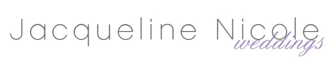Jacqueline Nicole Weddings