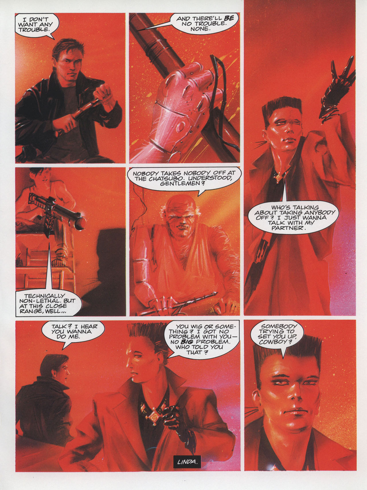 Read online Marvel Graphic Novel comic -  Issue #52 - Neuromancer - 21