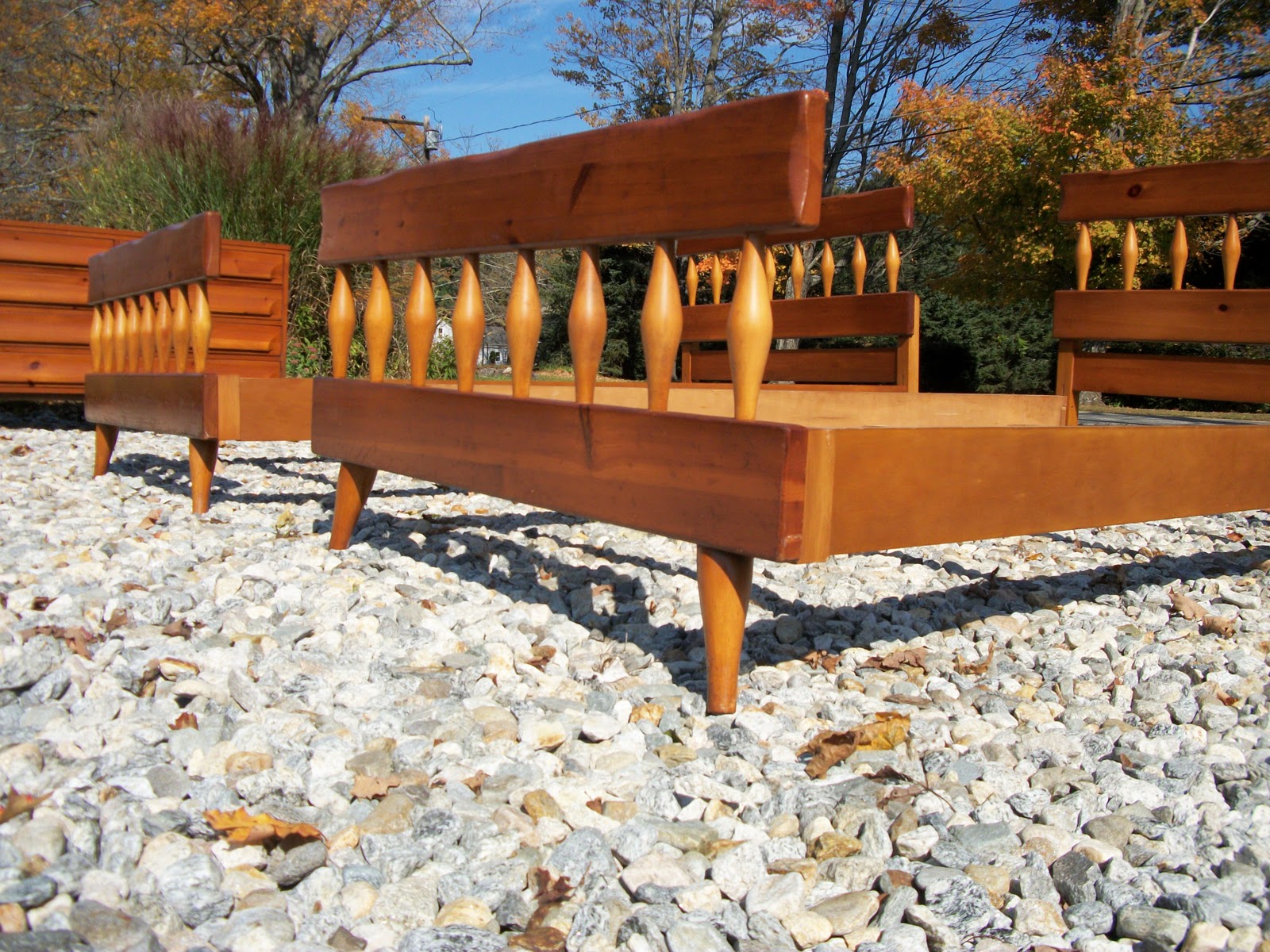 mobiledanish: Mid Century 2 Twin Bedroom Set - 675