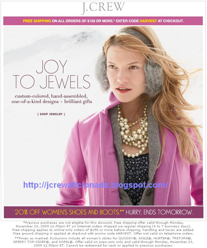 J.Crew Aficionada: J.Crew Email: What she really wants...(p.s. FREE ...