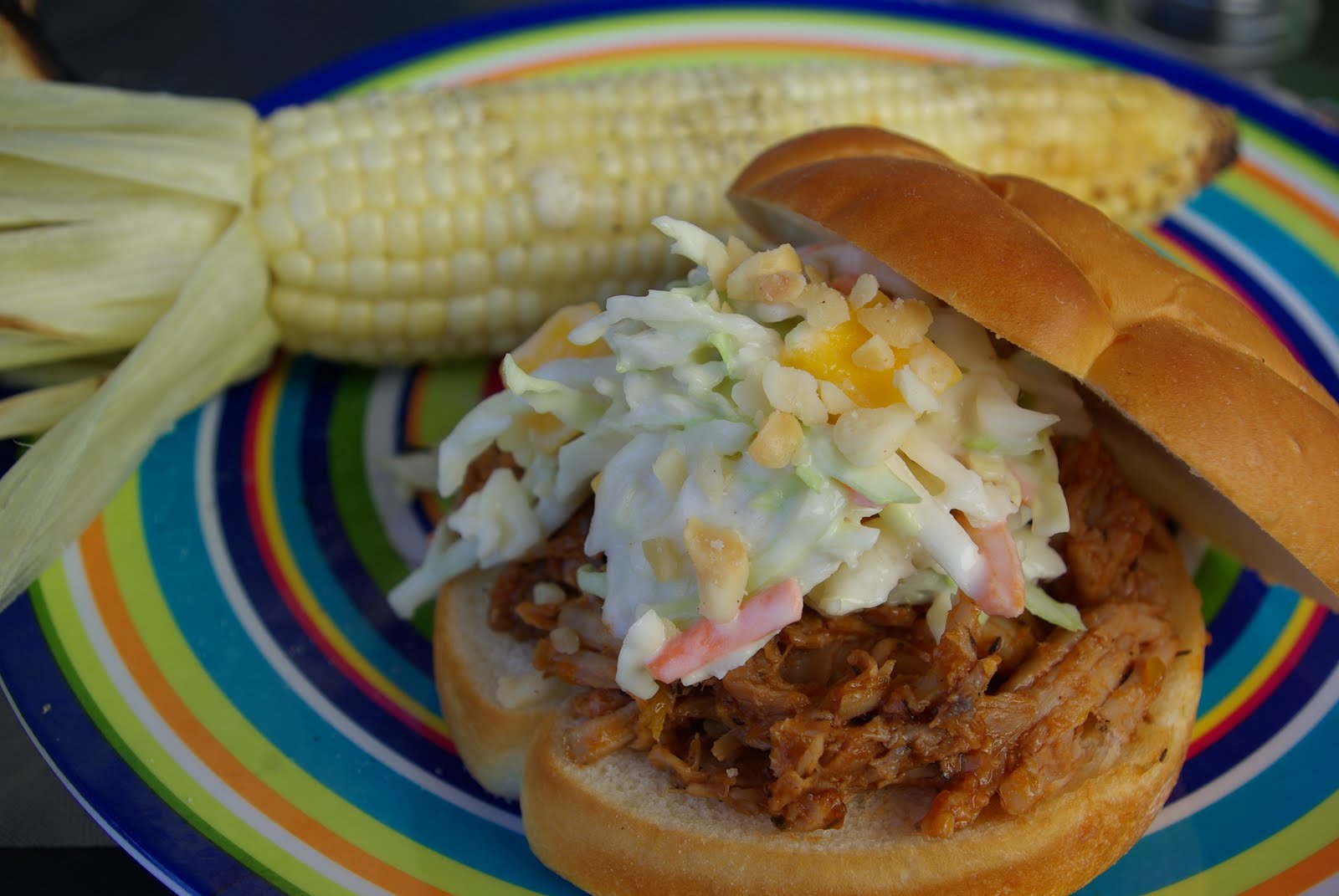 Oleander and Palm Pulled Pork with Mango BBQ Sauce