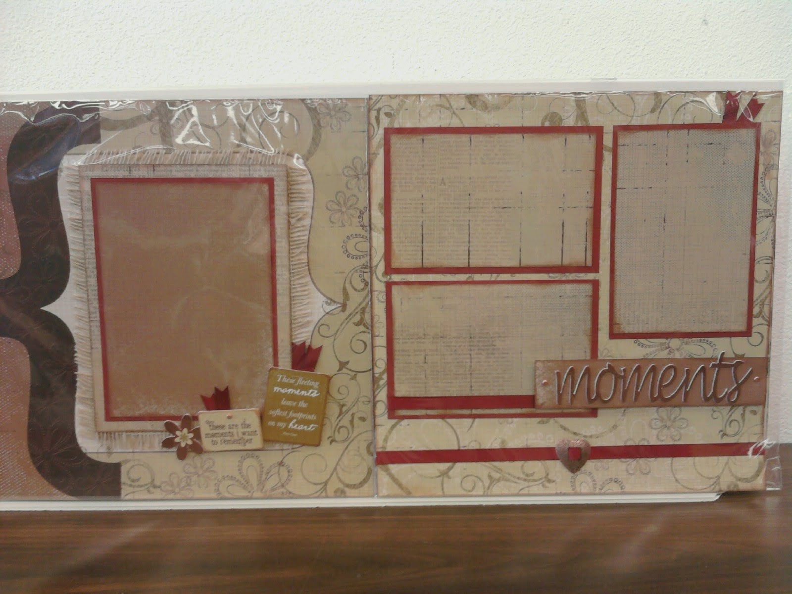 ScrapbookZone "All Blessings" Quick Quotes Double Scrapbook Page Class