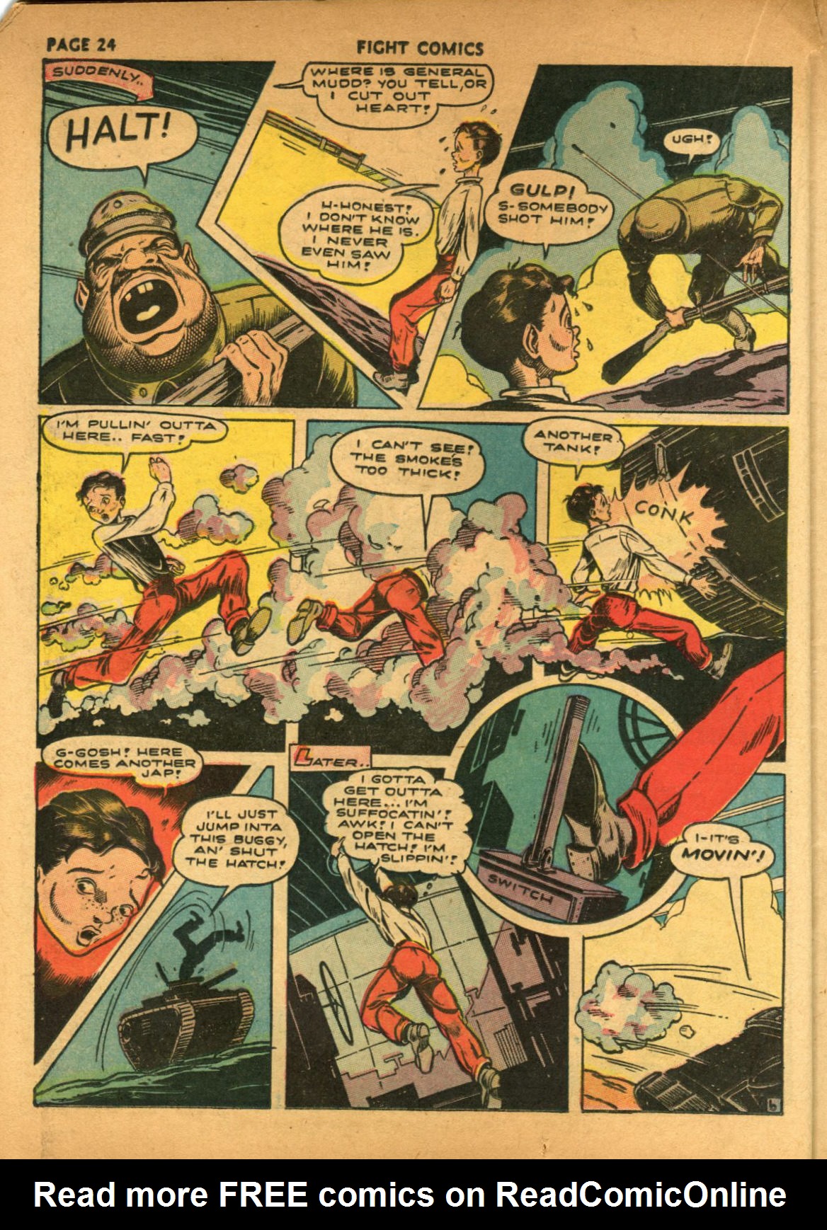 Read online Fight Comics comic -  Issue #21 - 26