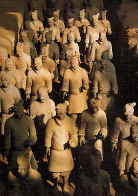 Ejército de terracota del Primer Emperador de China.