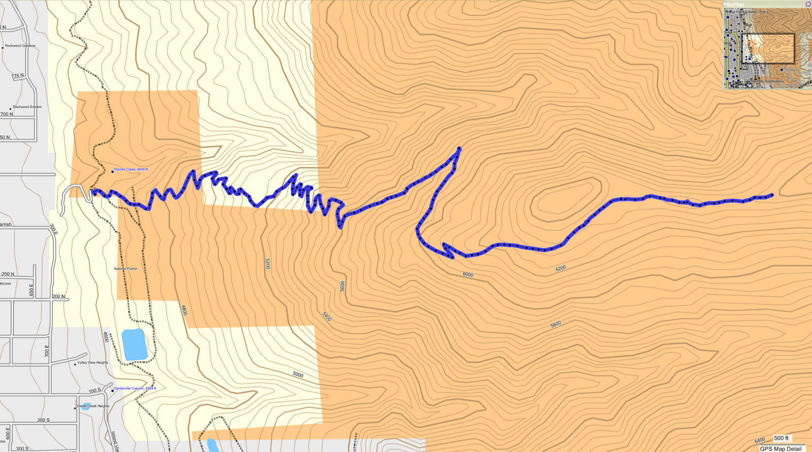 Trails Trekker Upper Centerville Canyon Trail