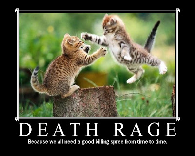 Death Rage Demotivational Poster