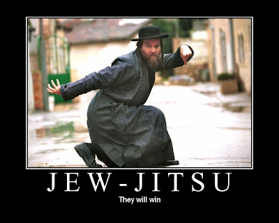 Jew-jitsu Demotivational Poster