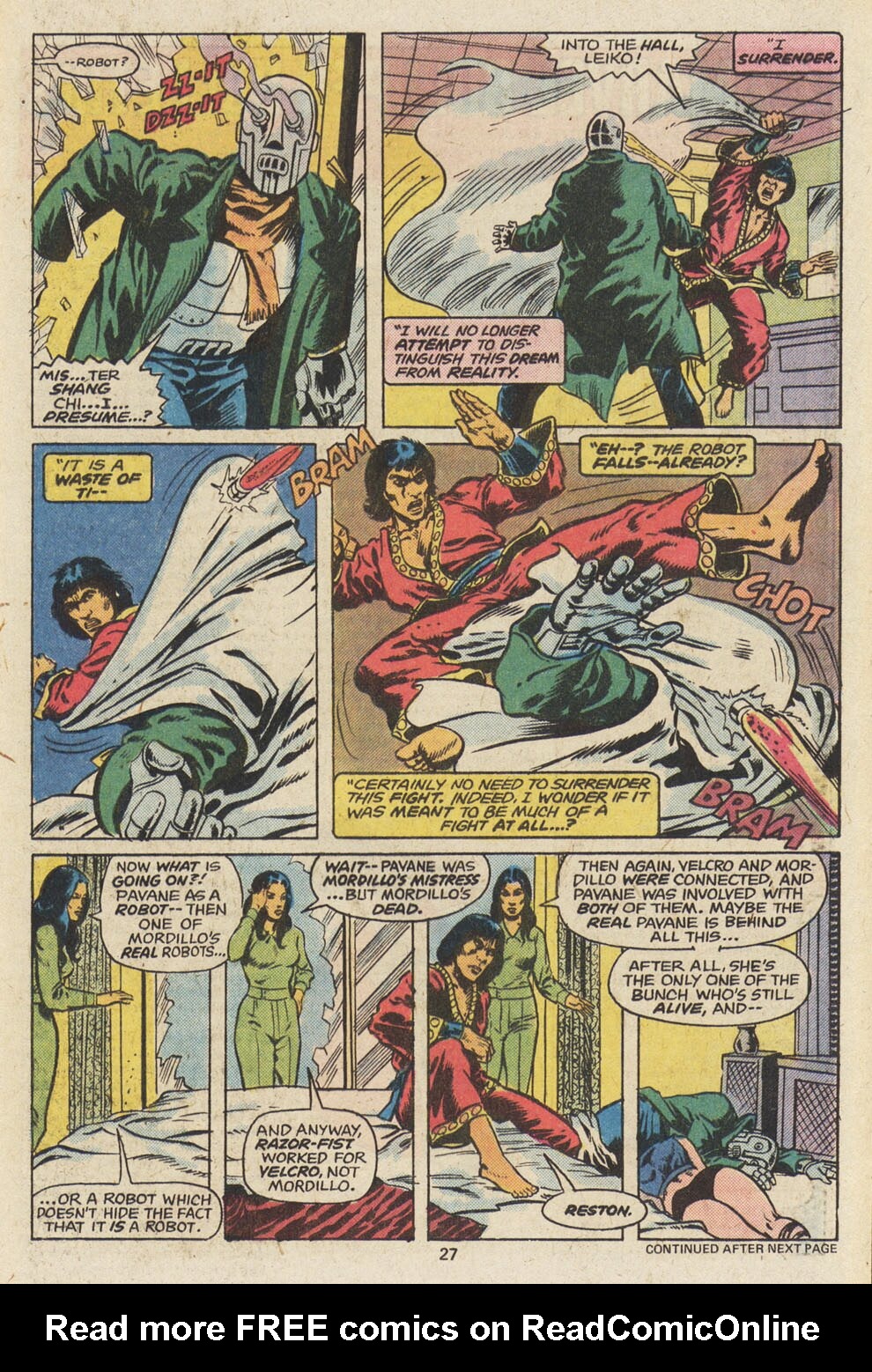Master of Kung Fu (1974) Issue #59 #44 - English 16