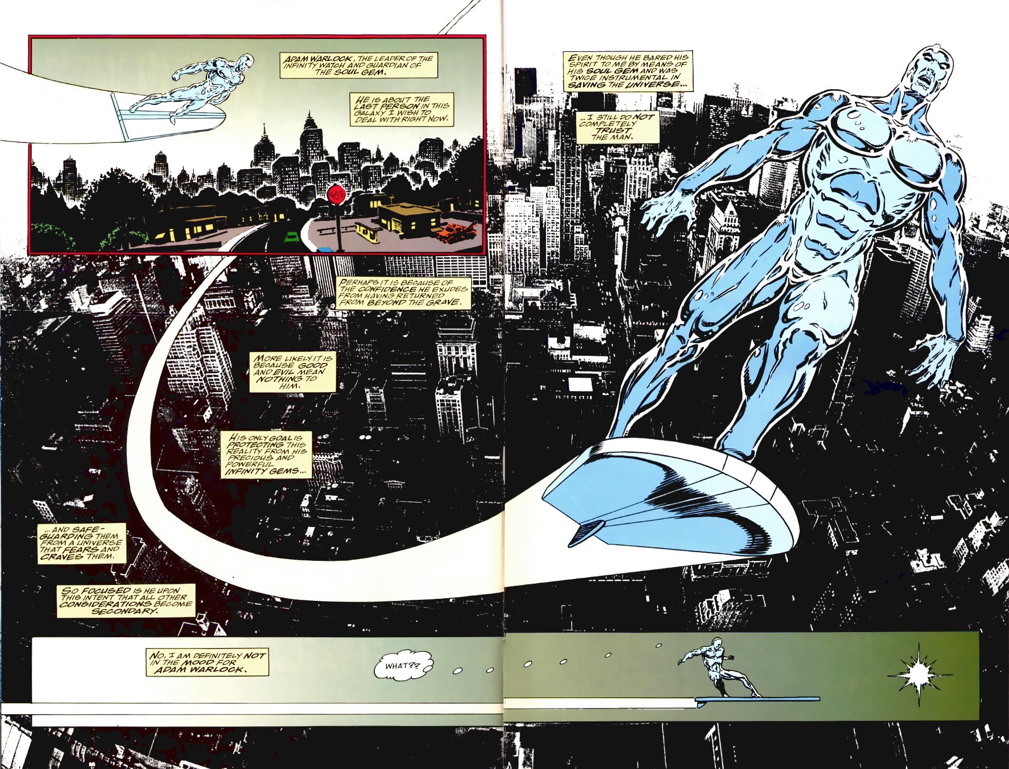 Read online Silver Surfer/Warlock: Resurrection comic -  Issue #1 - 8